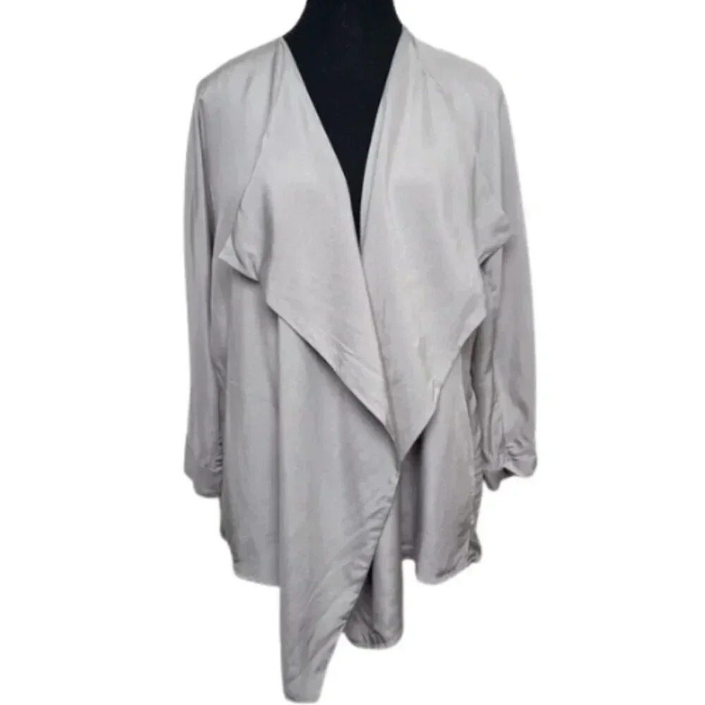 Club Monaco Womens Medium Drape Asymmetrical Jacket